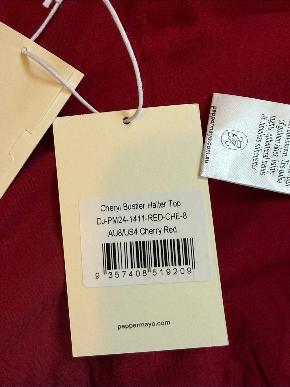 Peppermayo Red Halter Tank Top - Picture 14 of 14